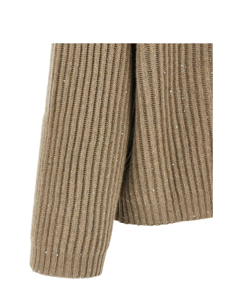 Brunello Cucinelli Sweater in beige, Cashmere — view 4
