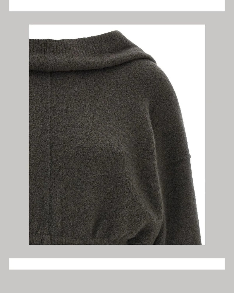 Rick Owens Sweater in gray, Cashmere — view 3