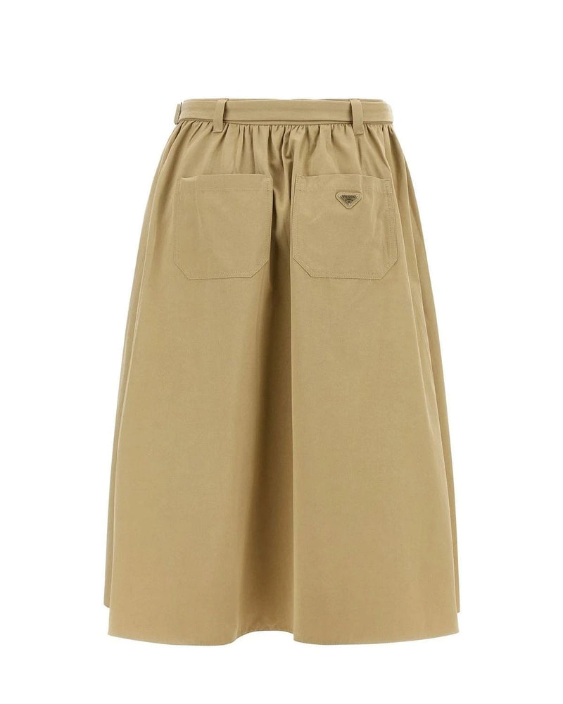 Prada Skirt in beige, Cotton — view 3