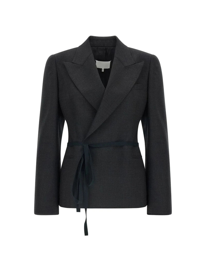 Maison Margiela Blazer in gray, Wool