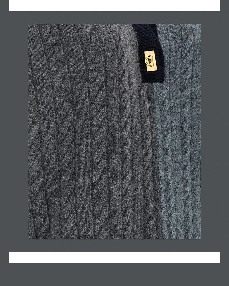 Ferragamo Sweater in multicolor, Virgin Wool — view 5