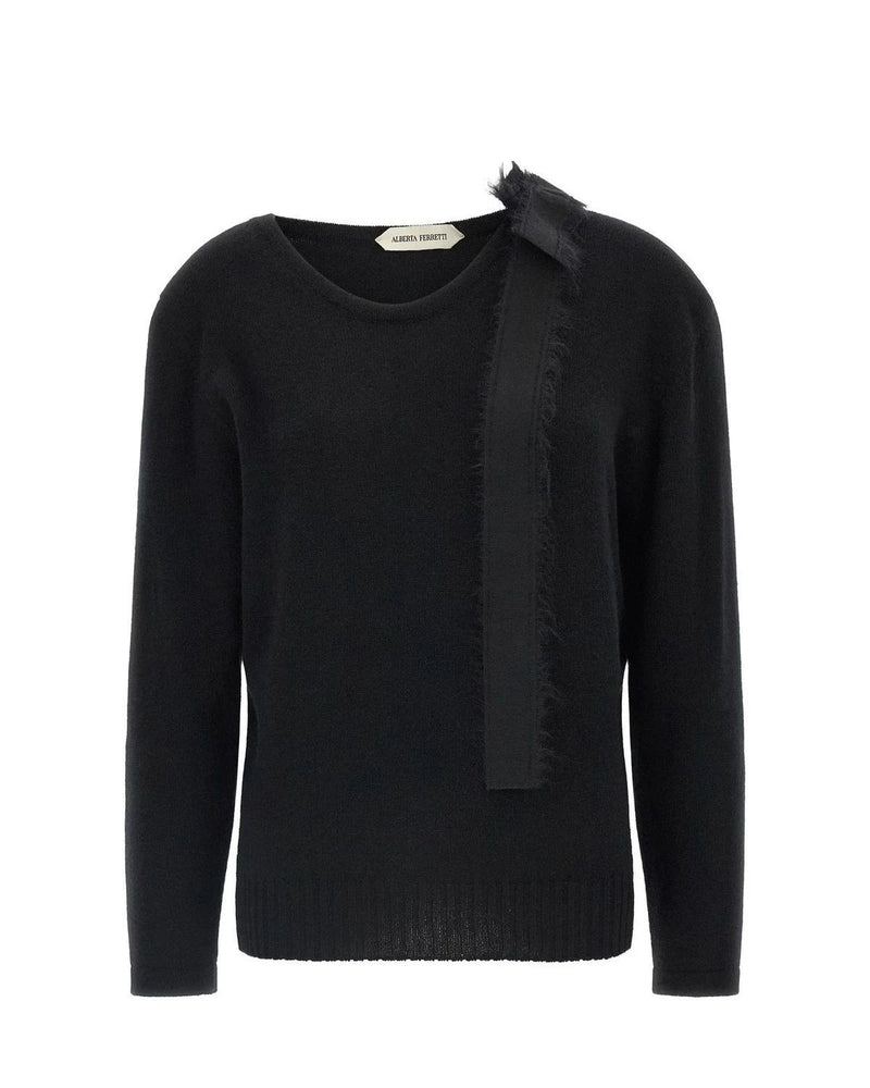Alberta Ferretti Sweater in black, Cashmere