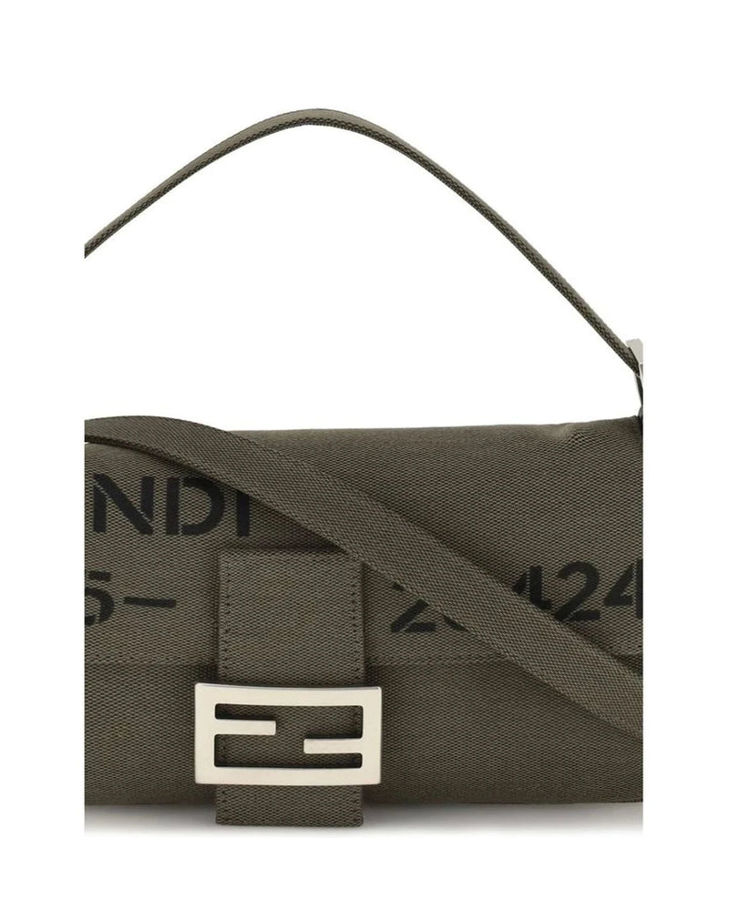 Fendi Shoulder Bag in green, Polyester — view 4