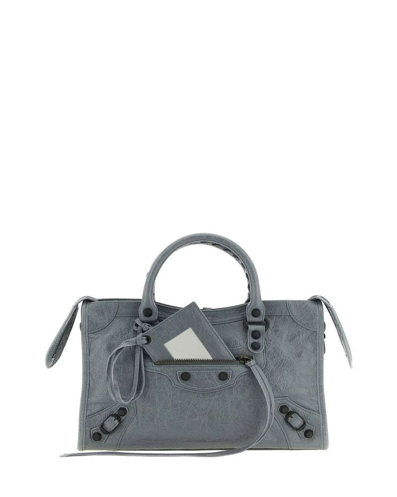 Balenciaga Satchel Bag in gray, Lamb Leather