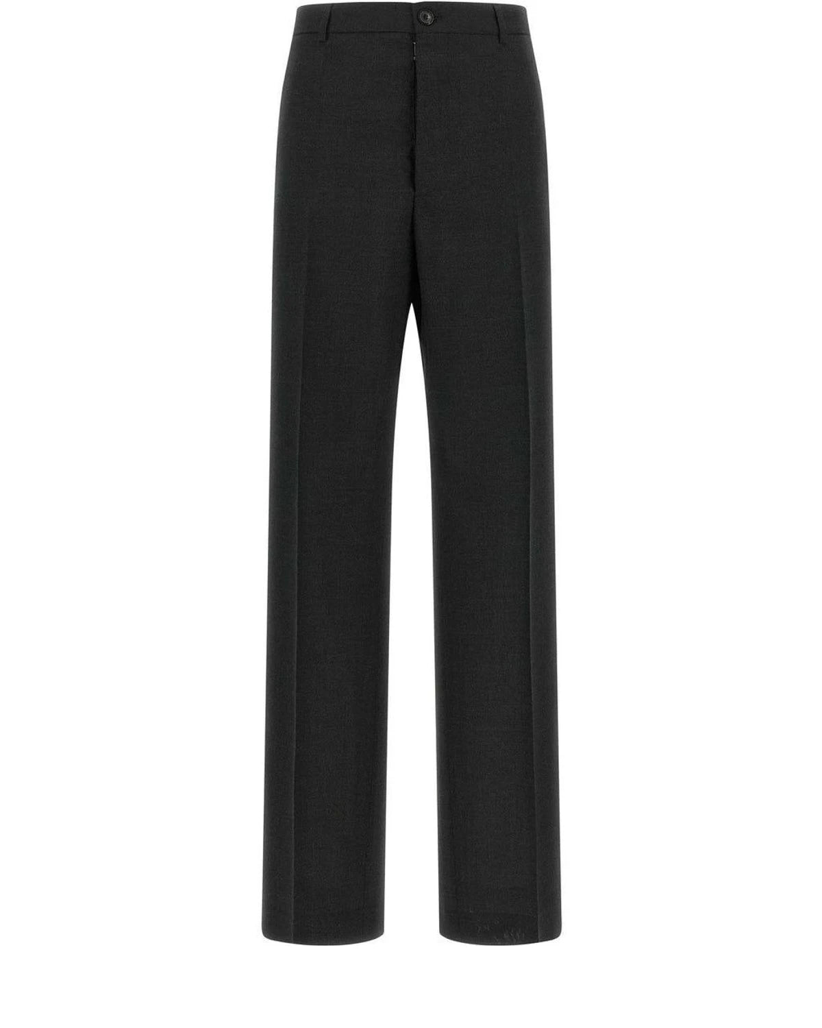 Maison Margiela Gray Wool Trousers