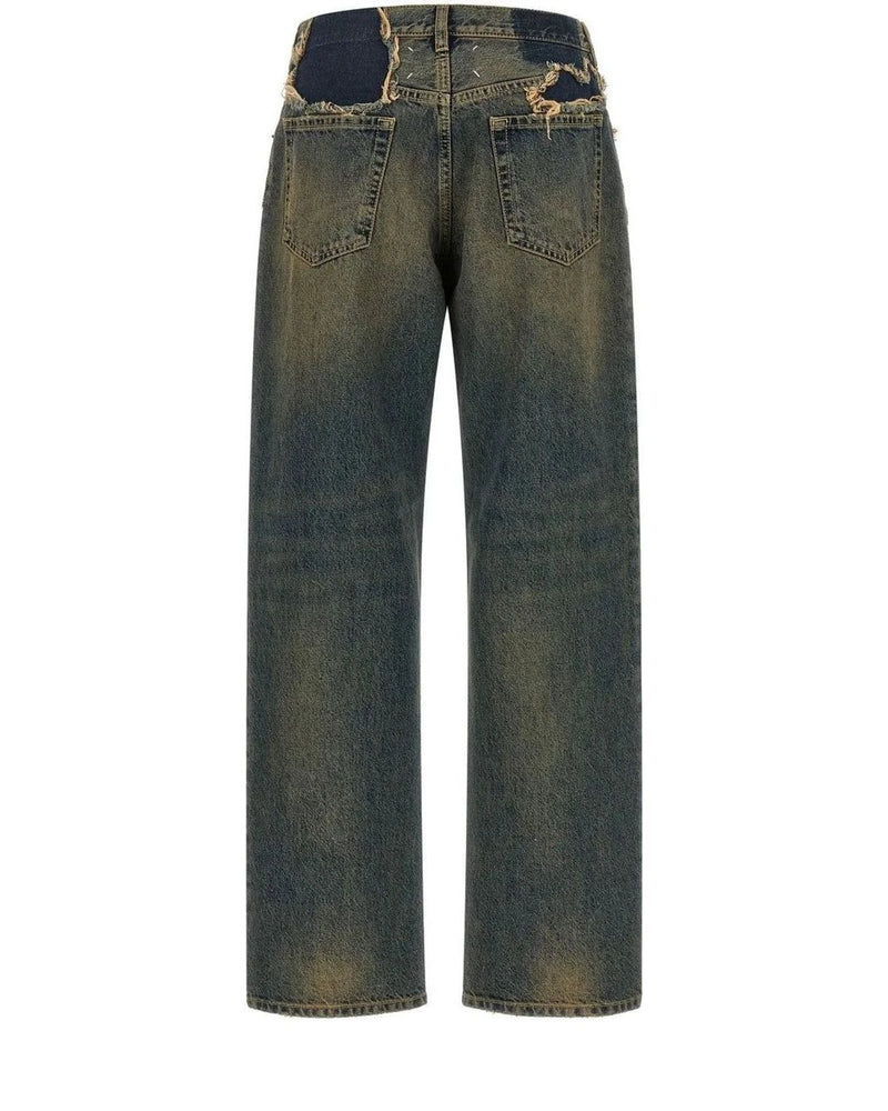 Maison Margiela Jean in blue, Cotton — view 2
