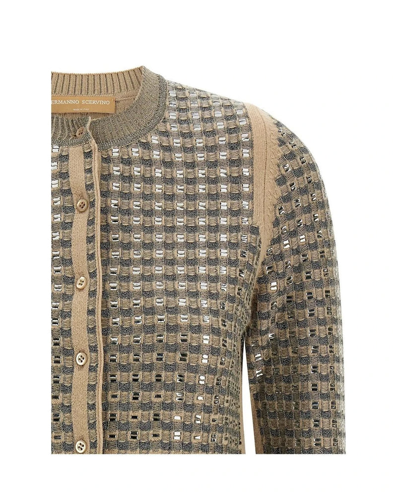 Ermanno Scervino Cardigan in beige — view 3