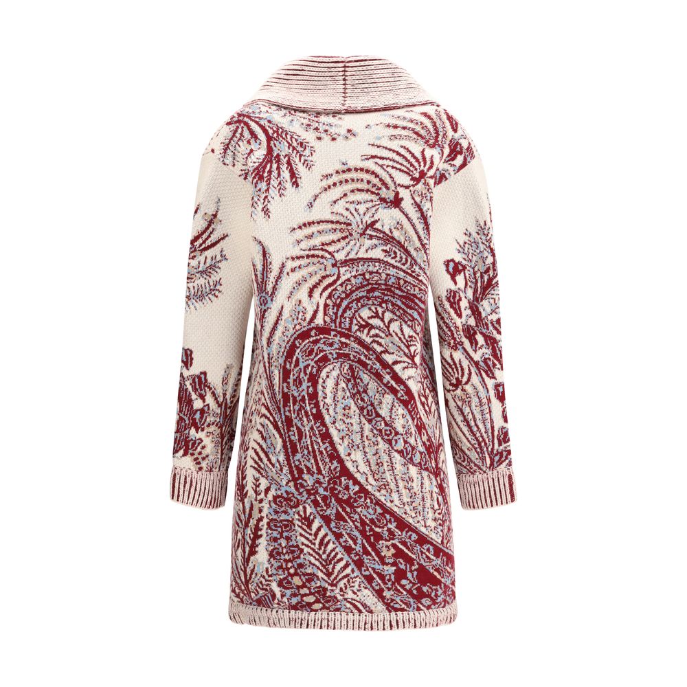Etro Wool and Cotton Maxi Cardigan Glam Steals
