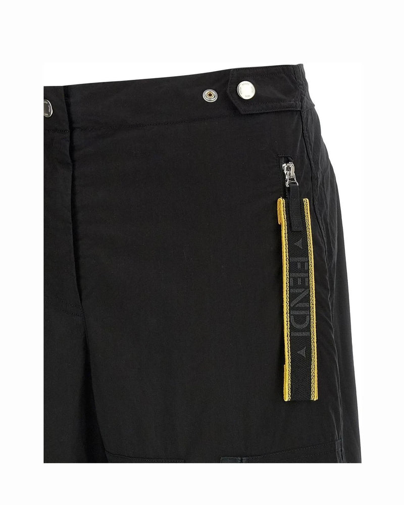 Fendi Cargo Pant in black, Cotton — view 3