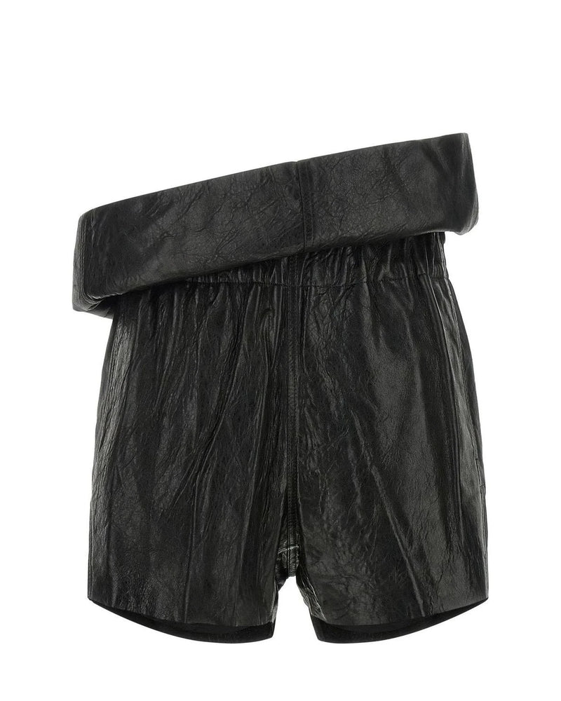 Rick Owens Bermuda in black, Lamb Leather