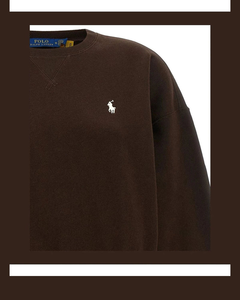 Polo Ralph Lauren Sweatshirt in brown, Cotton — view 3