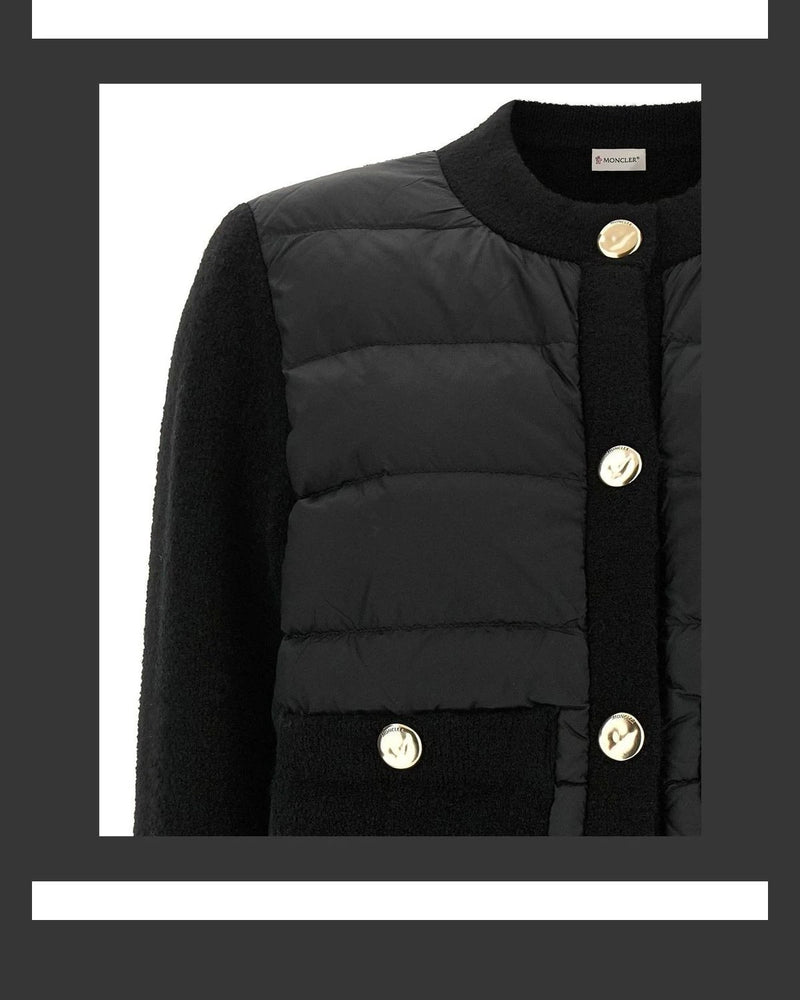 Moncler Bolero Jacket in black, Polyamide — view 3