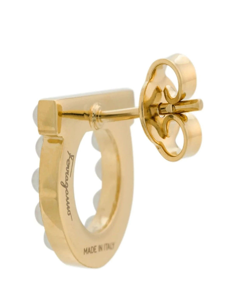 Ferragamo Earring in gold, Brass — view 3