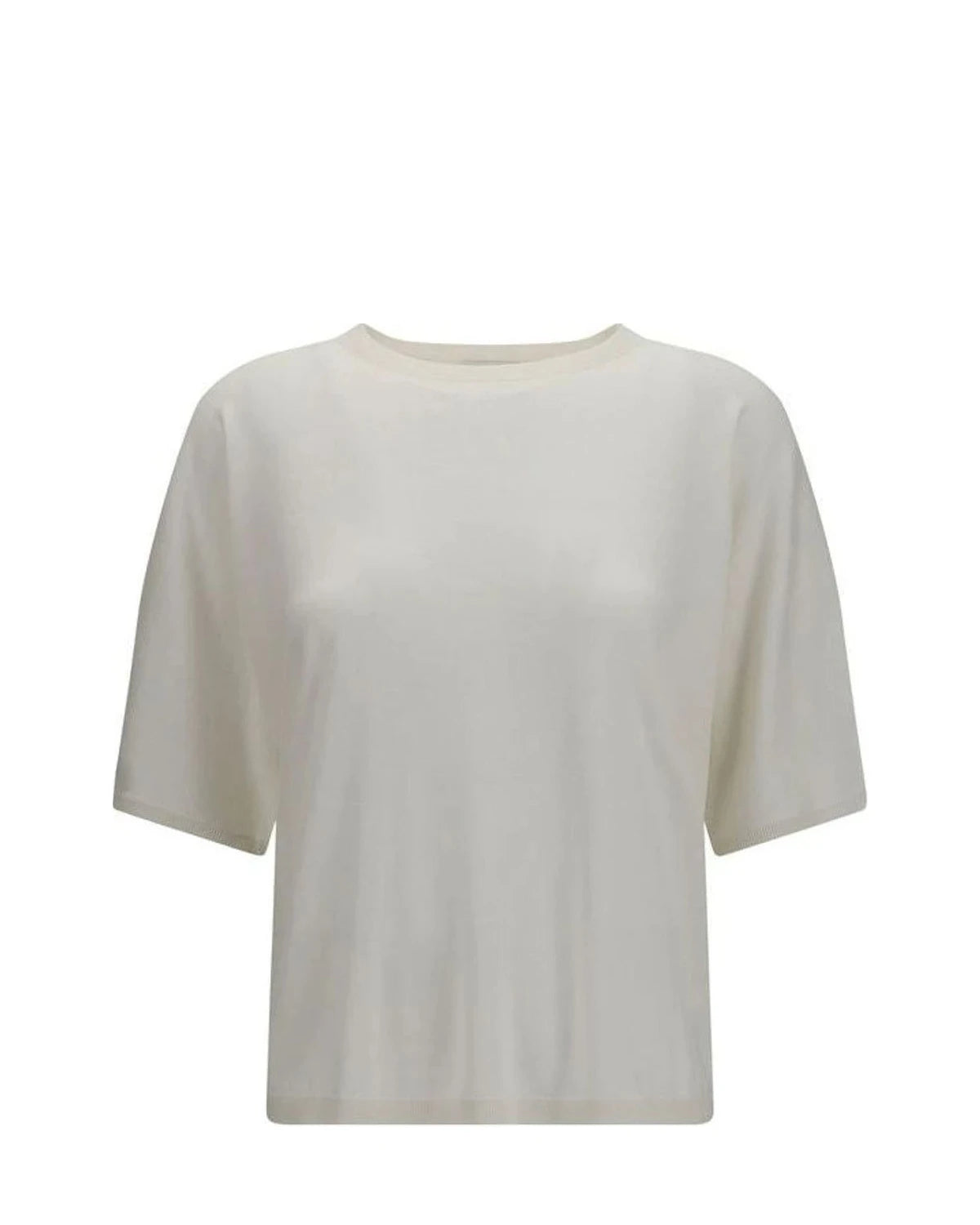 Brunello Cucinelli White Cashmere Sweater