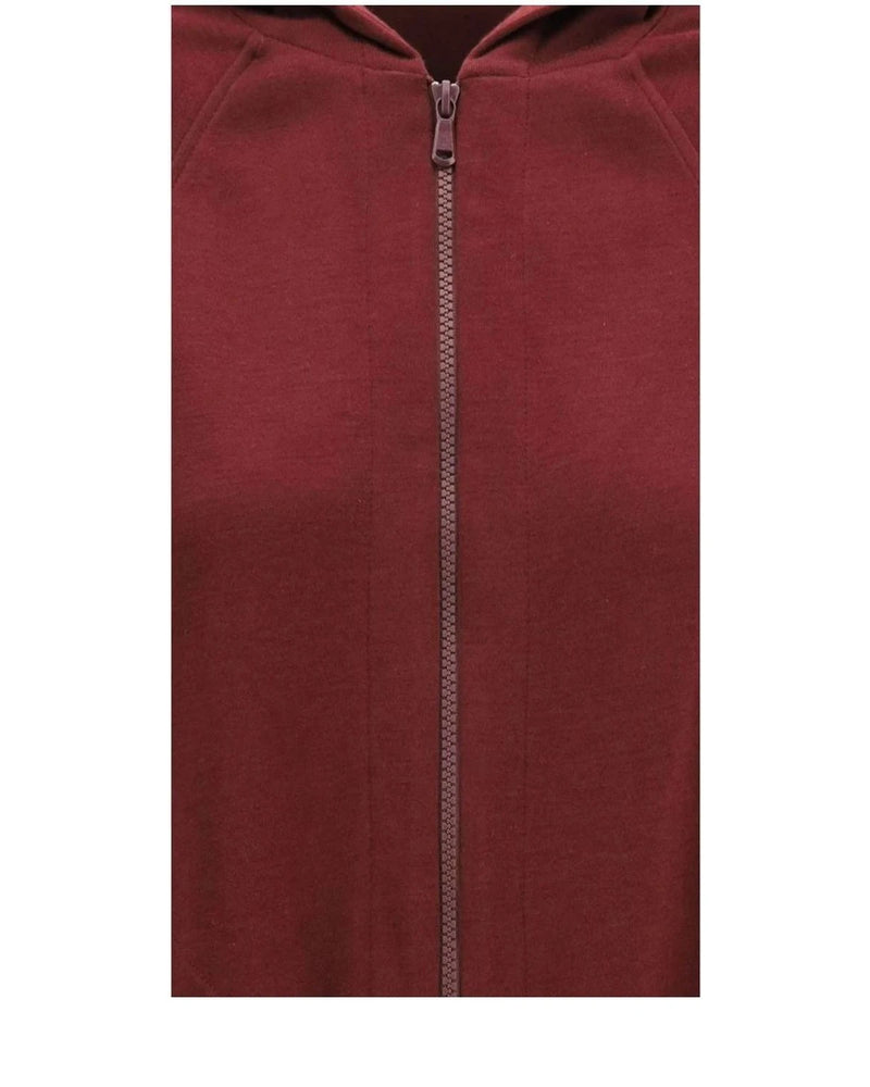 Brunello Cucinelli Hoodie in red, Cotton — view 3