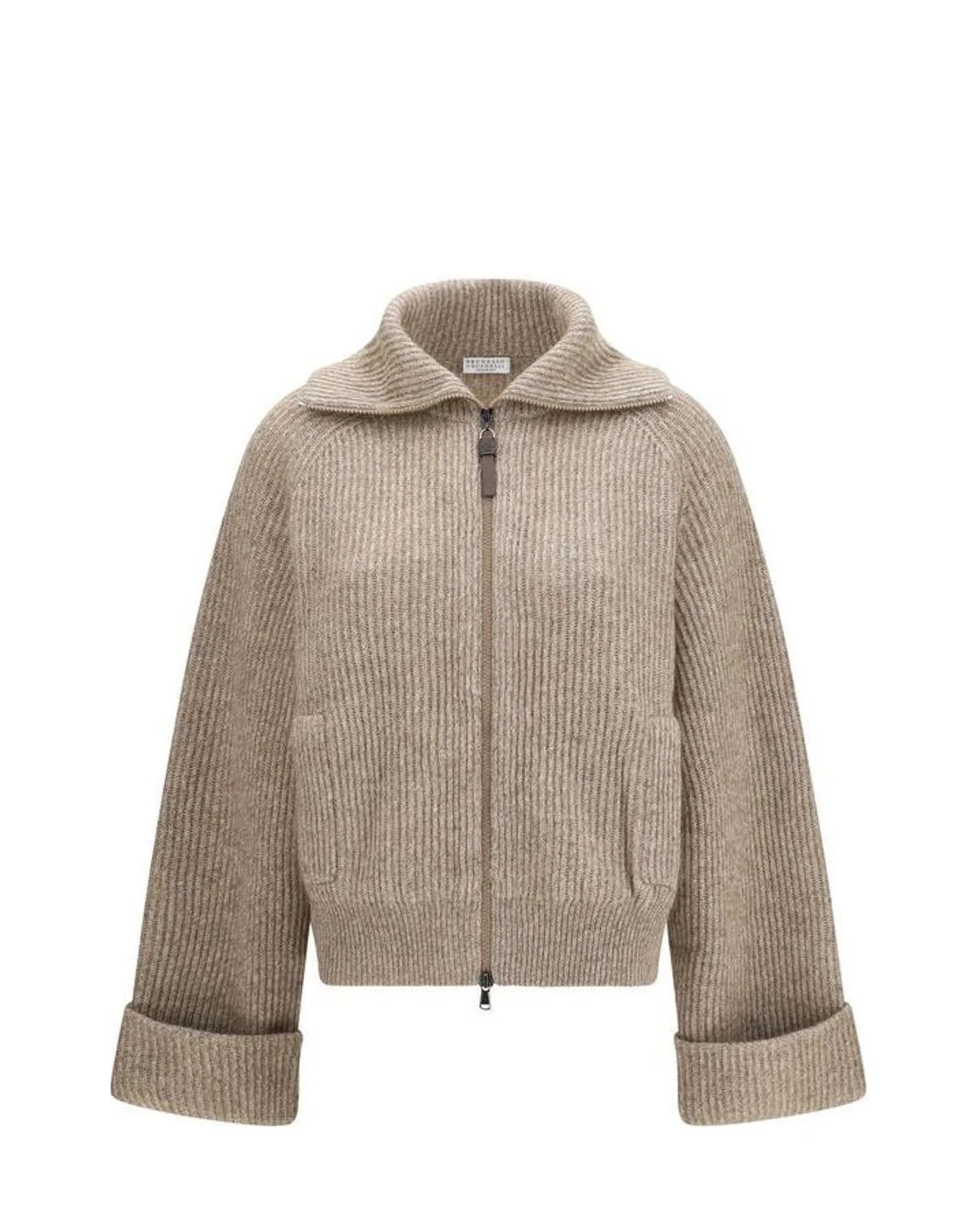 Brunello Cucinelli Beige Cashmere Sweater