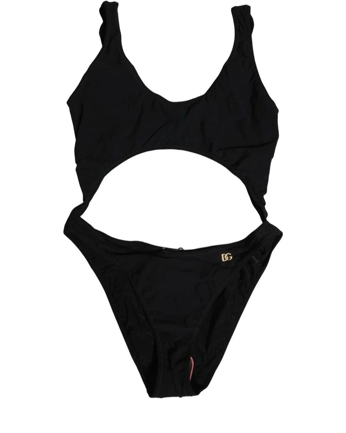 Dolce & Gabbana Black One-Piece Swimsuit