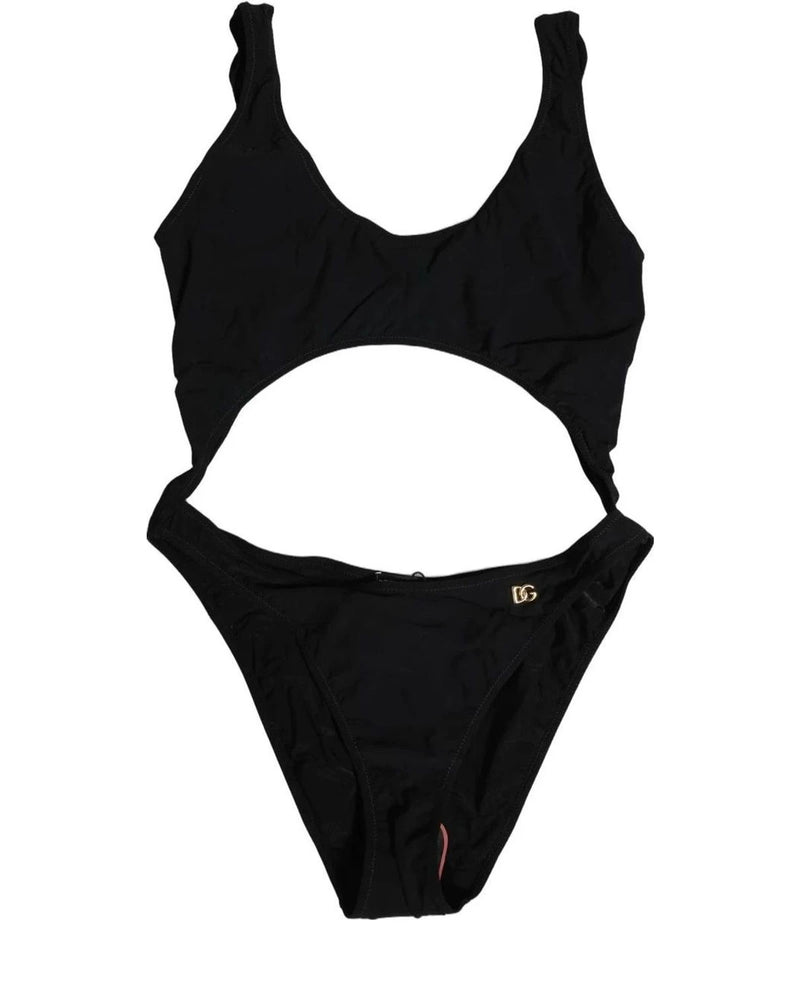 Dolce & Gabbana One-Piece Swimsuit in black, Nylon
