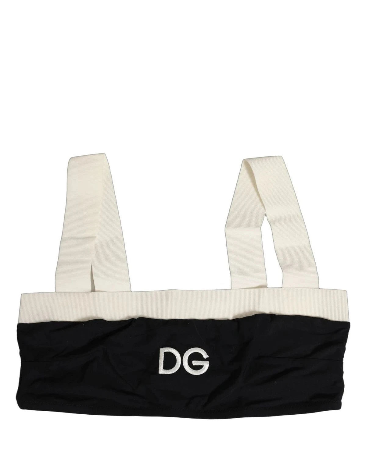 Dolce & Gabbana Black Swimwear Top