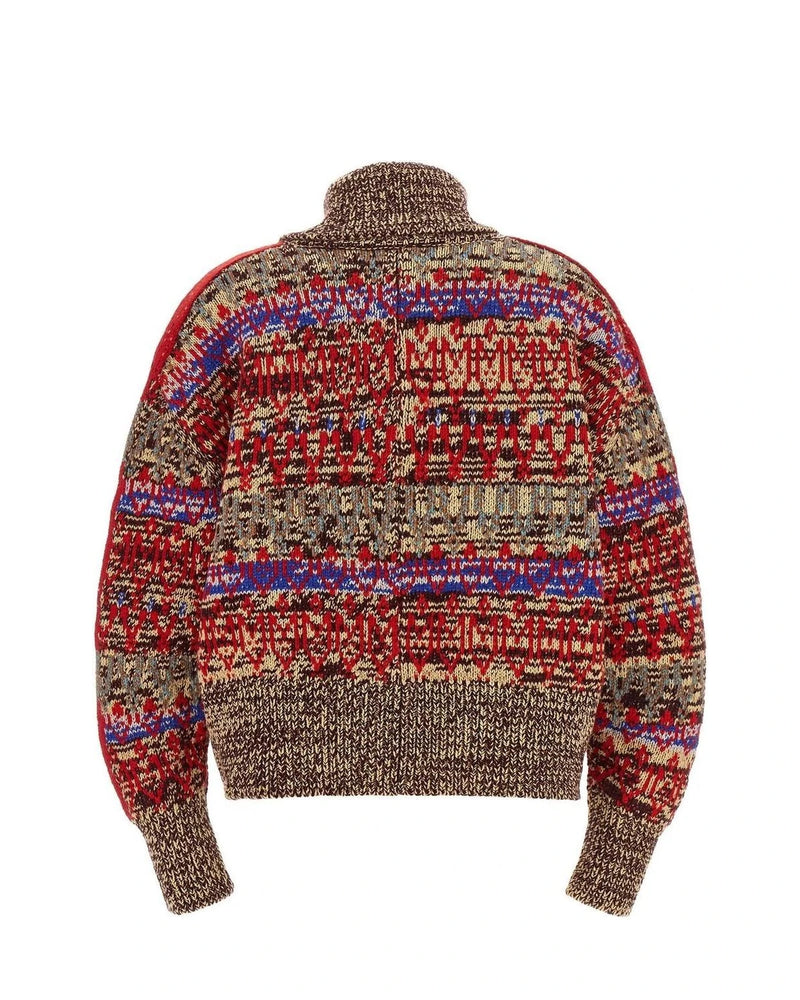 Dries Van Noten Sweater in multicolor, Wool — view 2