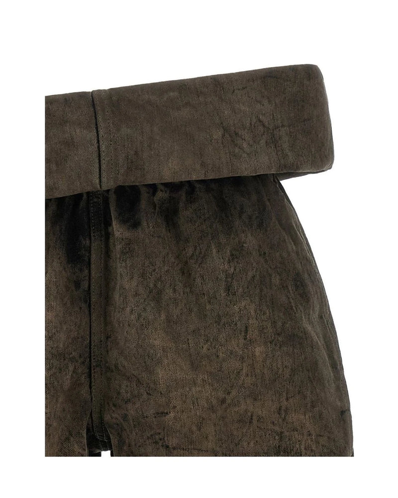 Rick Owens Bermuda in gray, Cotton — view 3