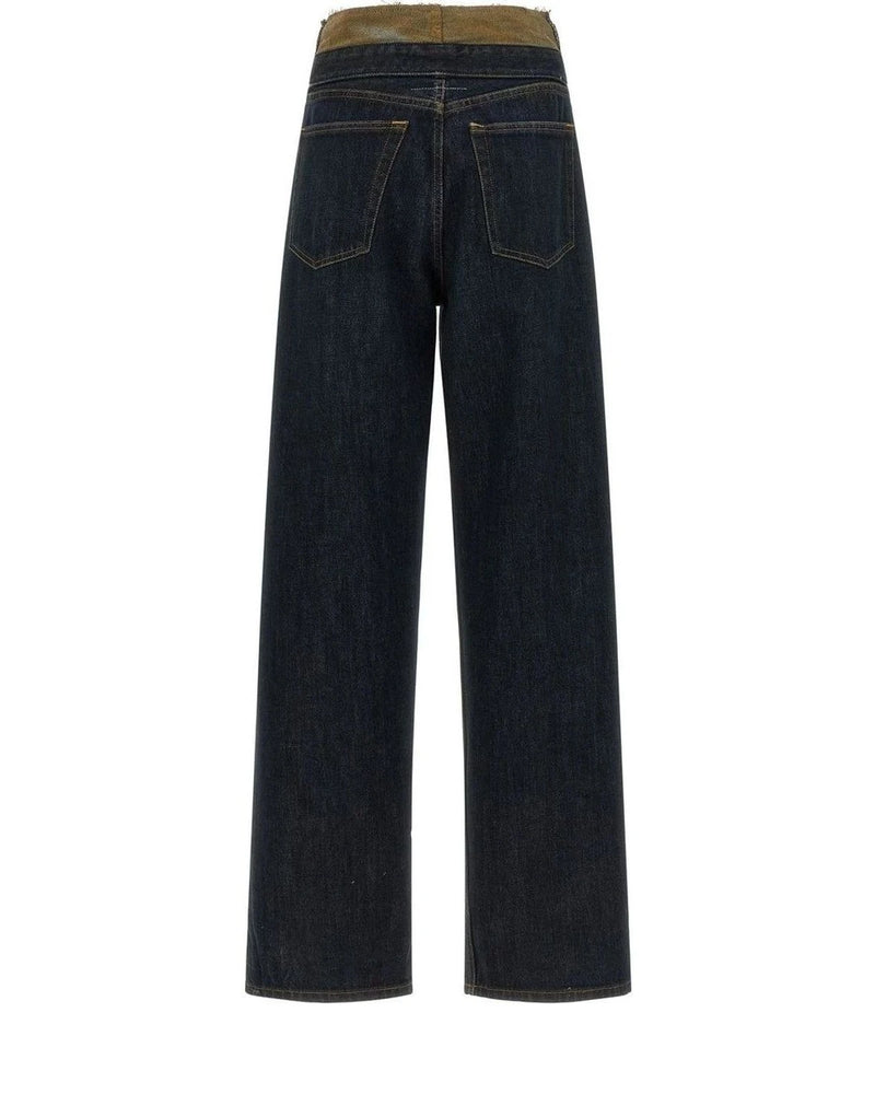 MM6 Maison Margiela Jean in blue, Cotton — view 2