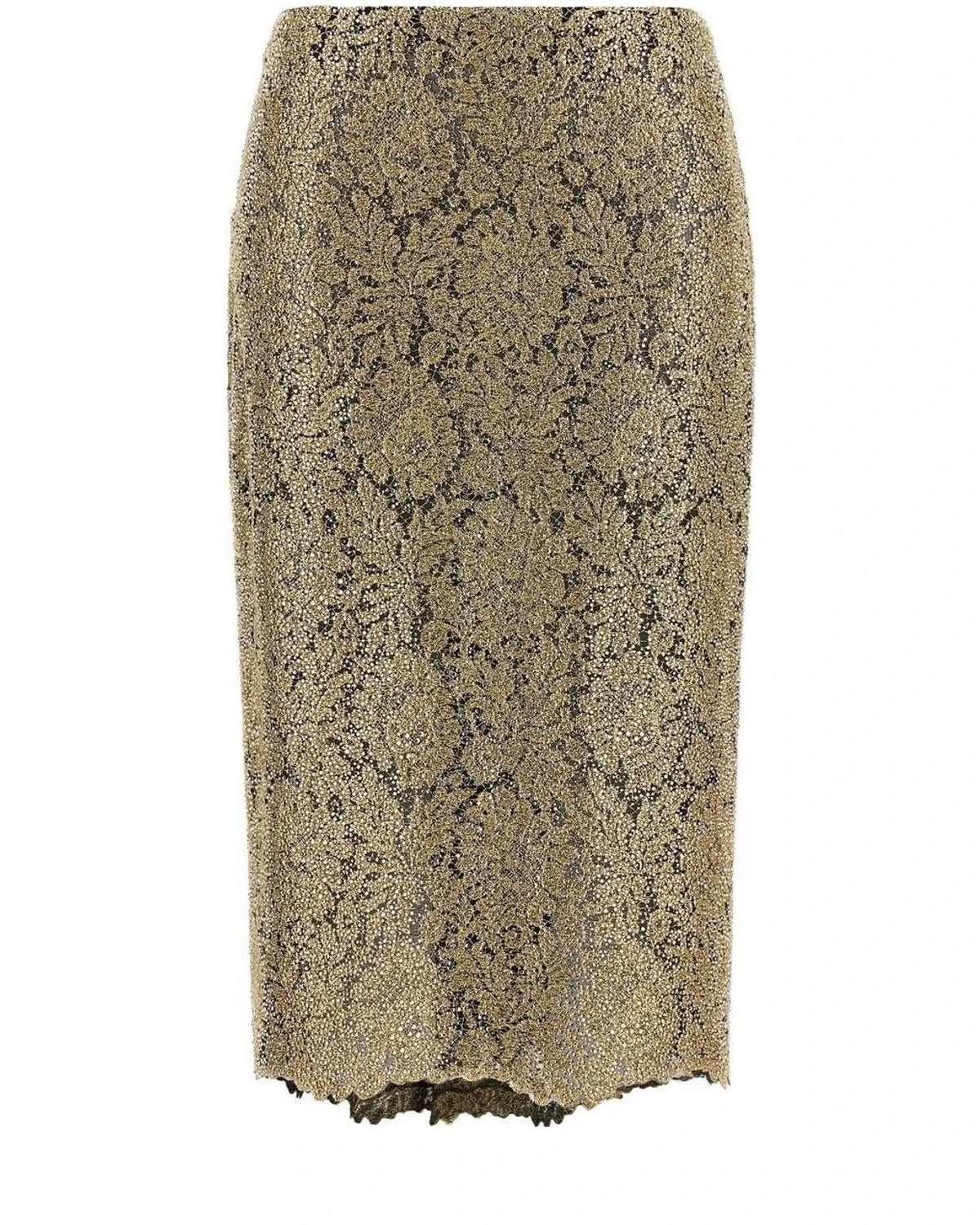 Ermanno Scervino Gold Skirt
