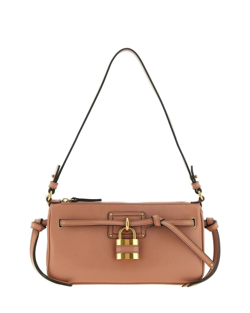 Chloé Shoulder Bag in pink, Lamb Leather