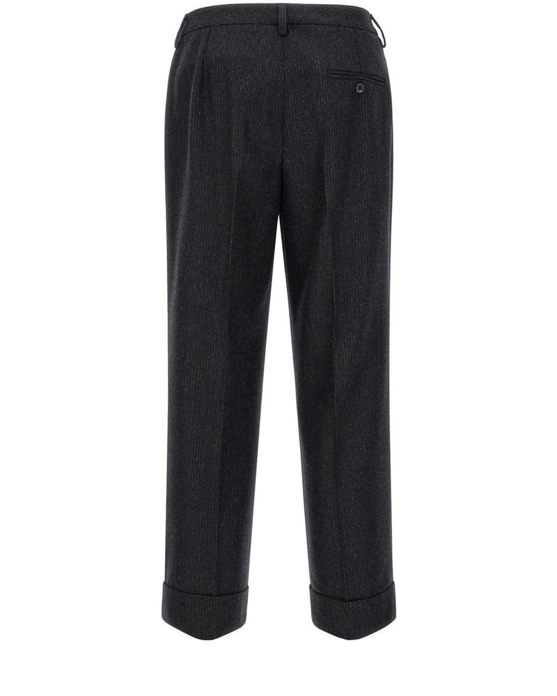 Alberto Biani Trouser in gray, Wool — view 2