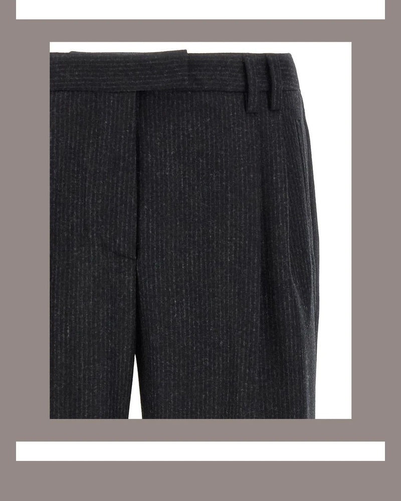 Alberto Biani Trouser in gray, Wool — view 3