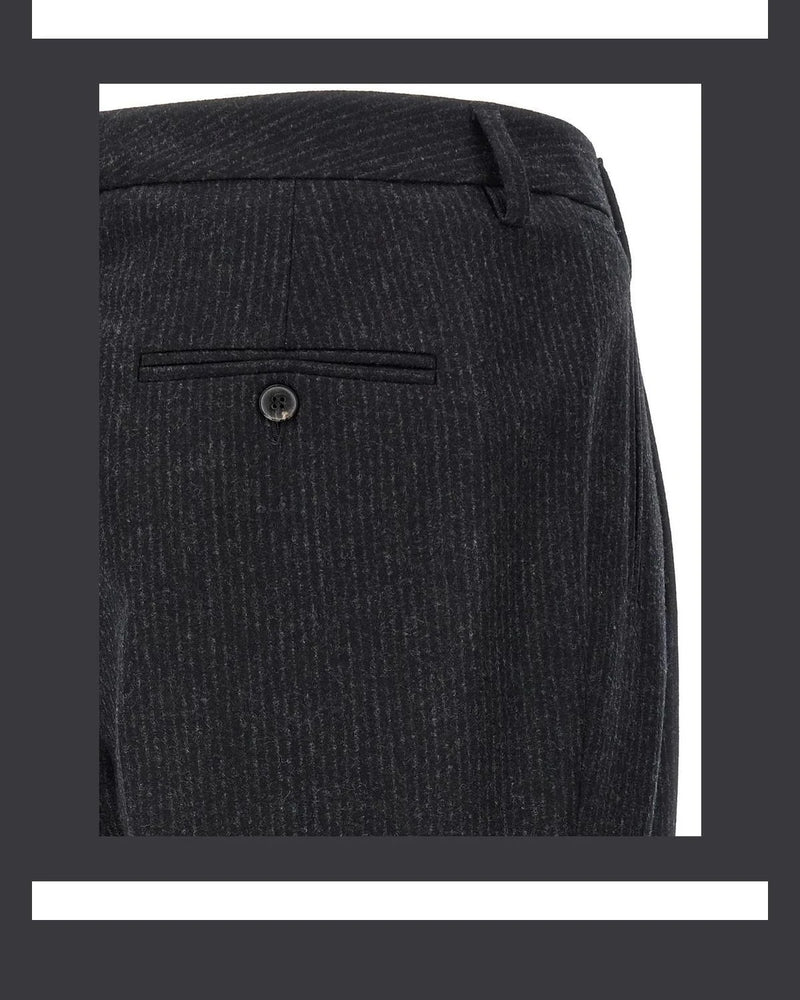 Alberto Biani Trouser in gray, Wool — view 4