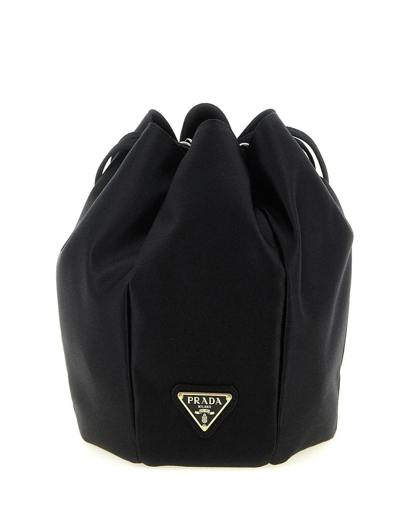 Prada Bucket Bag in black, Viscose