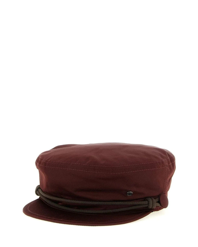 Maison Michel Flat Cap in red, Polyester — view 2