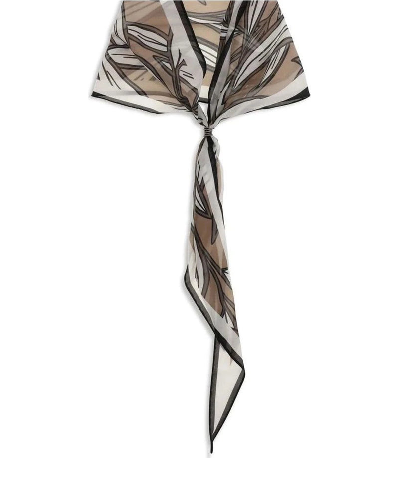 Brunello Cucinelli Scarves & Shawl in beige, Silk — view 3