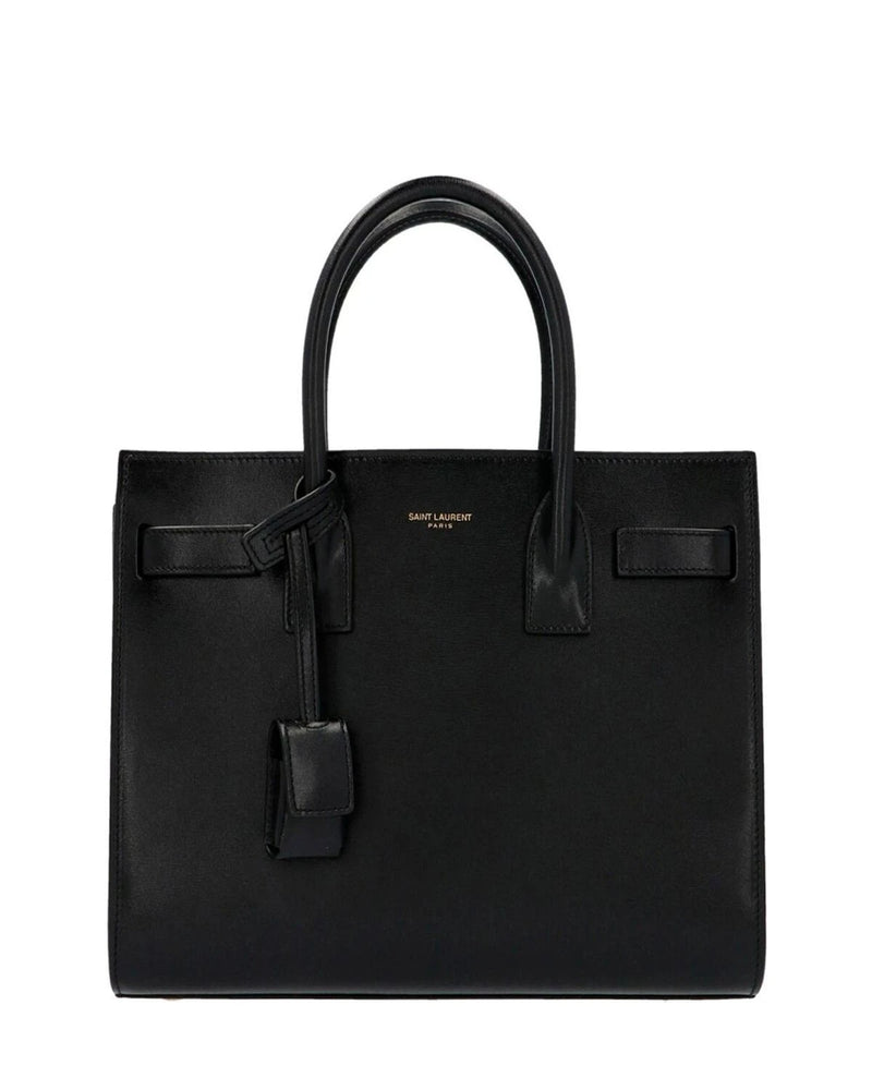 Saint Laurent Satchel Bag in black, Calfskin Leather