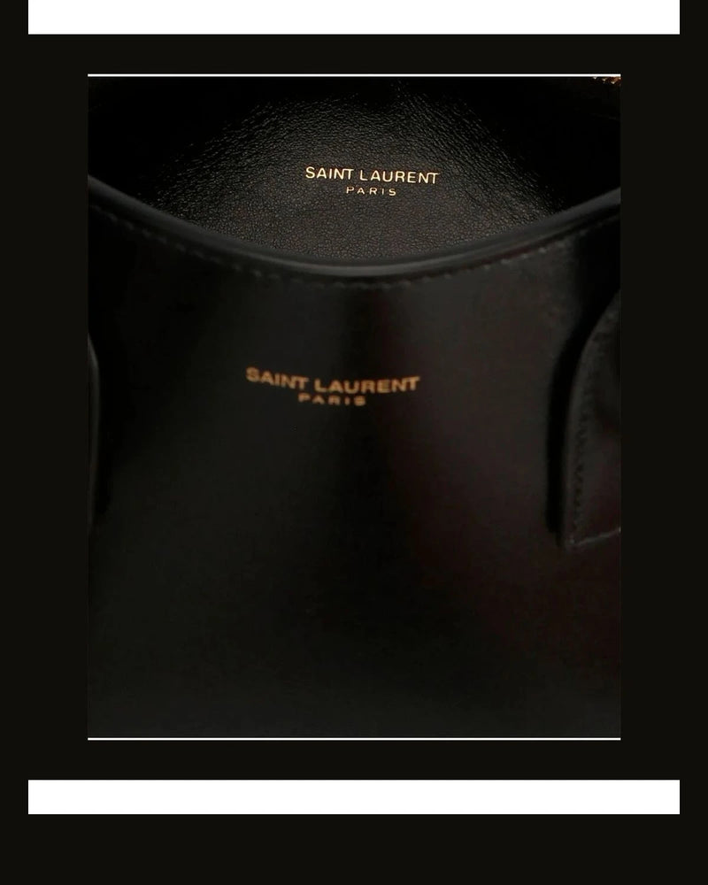 Saint Laurent Satchel Bag in black, Calfskin Leather — view 3