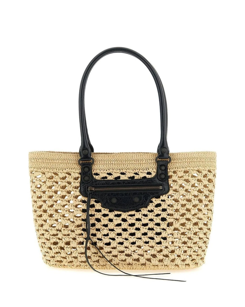 Balenciaga Tote Bag in beige, Viscose