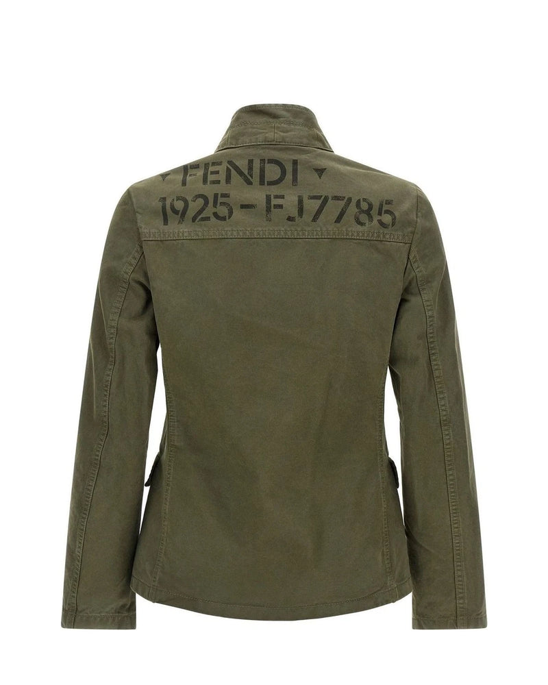 Fendi Sport Jacket in green, Cotton — view 2