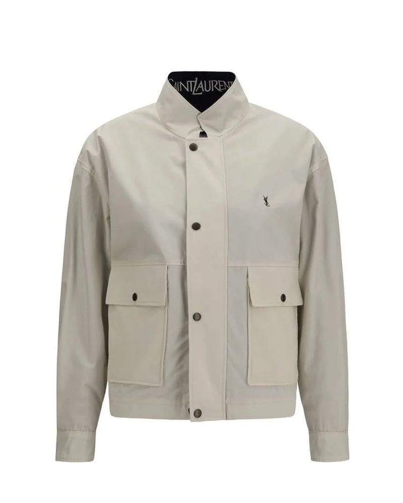 Saint Laurent Trucker Jacket in multicolor, Cotton — view 2