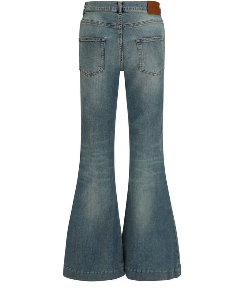 Alexander McQueen Jean in blue, Cotton — view 2