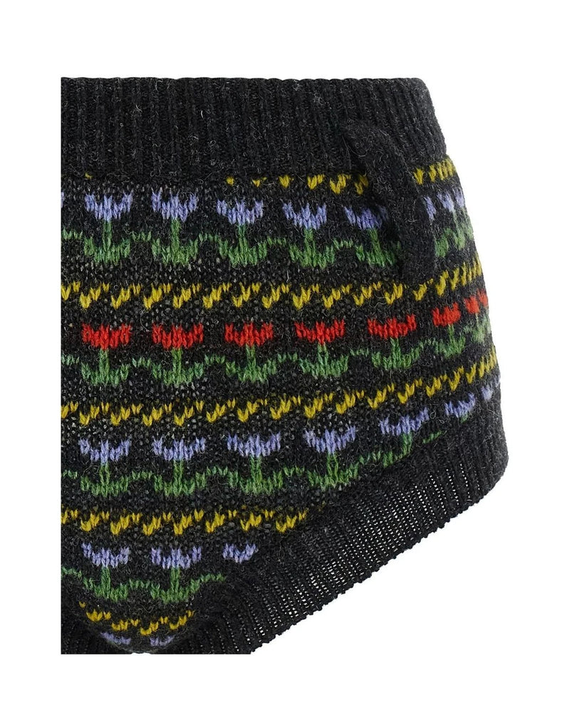Marni Bermuda in gray, Virgin Wool — view 3