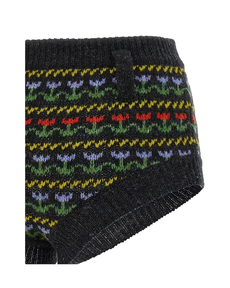 Marni Bermuda in gray, Virgin Wool — view 4