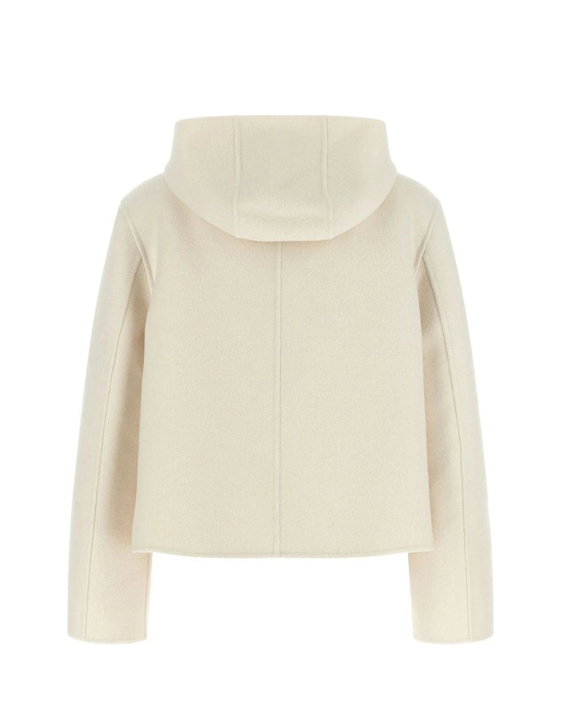 Fendi Bolero Jacket in white, Virgin Wool — view 2