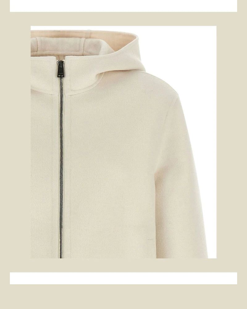 Fendi Bolero Jacket in white, Virgin Wool — view 3