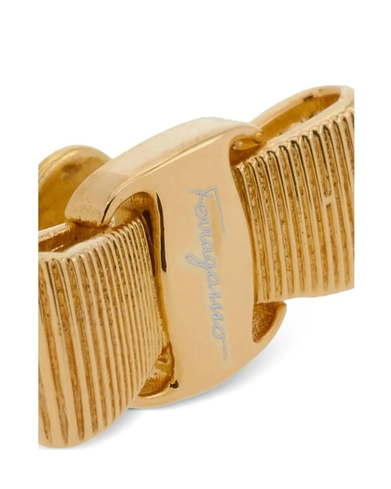 Ferragamo Earring in gold, Brass — view 2