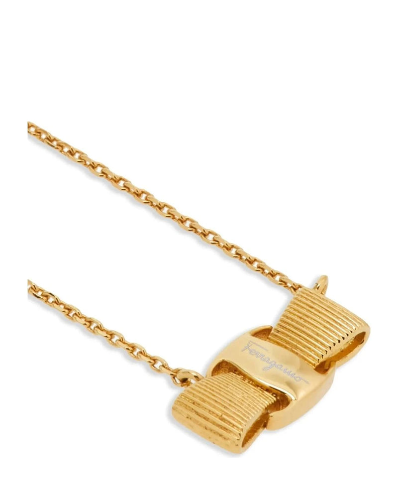 Ferragamo Necklace in gold, Brass — view 2