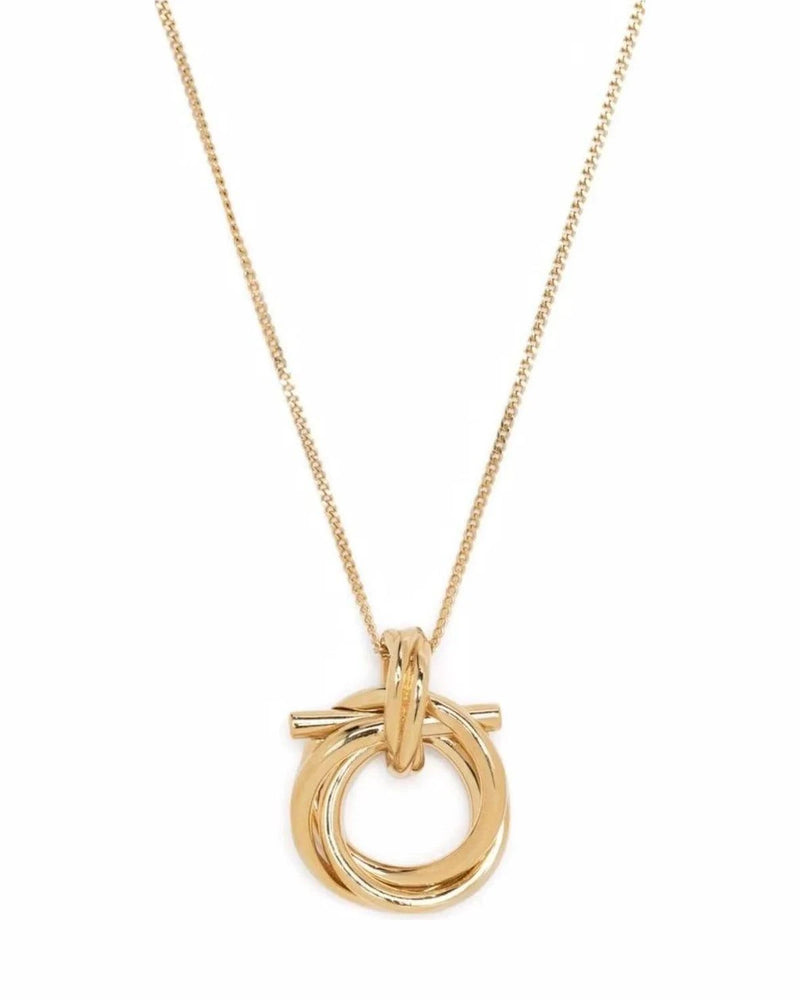 Ferragamo Necklace in gold, Brass — view 2