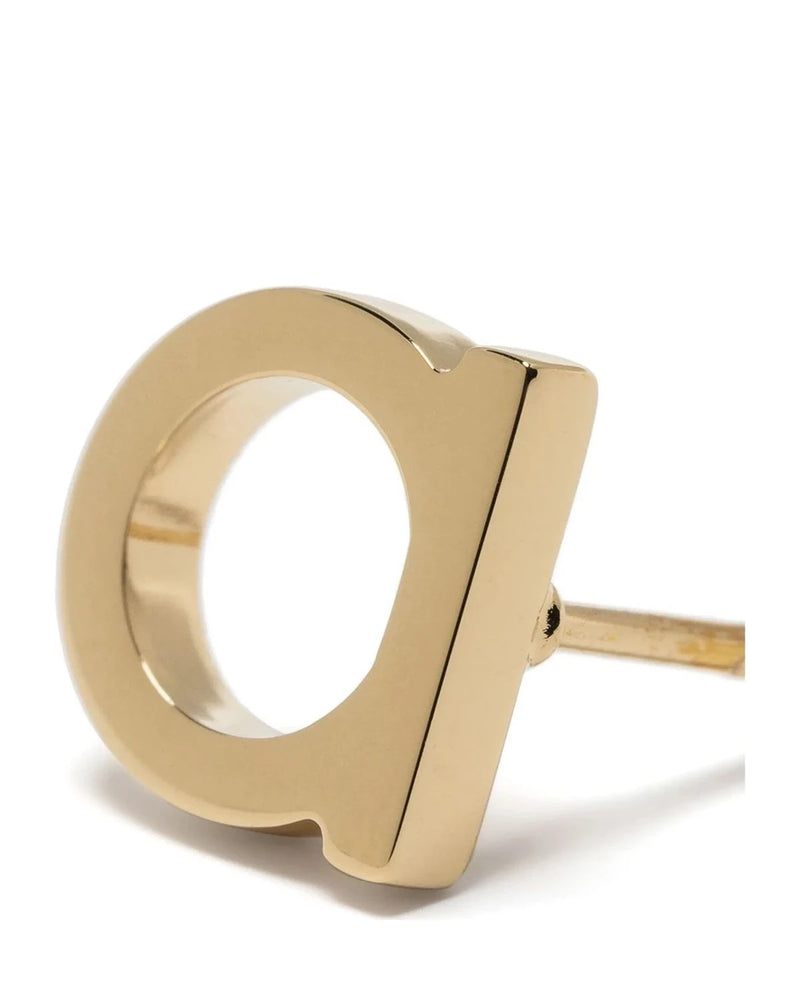 Ferragamo Earring in gold, Brass — view 2