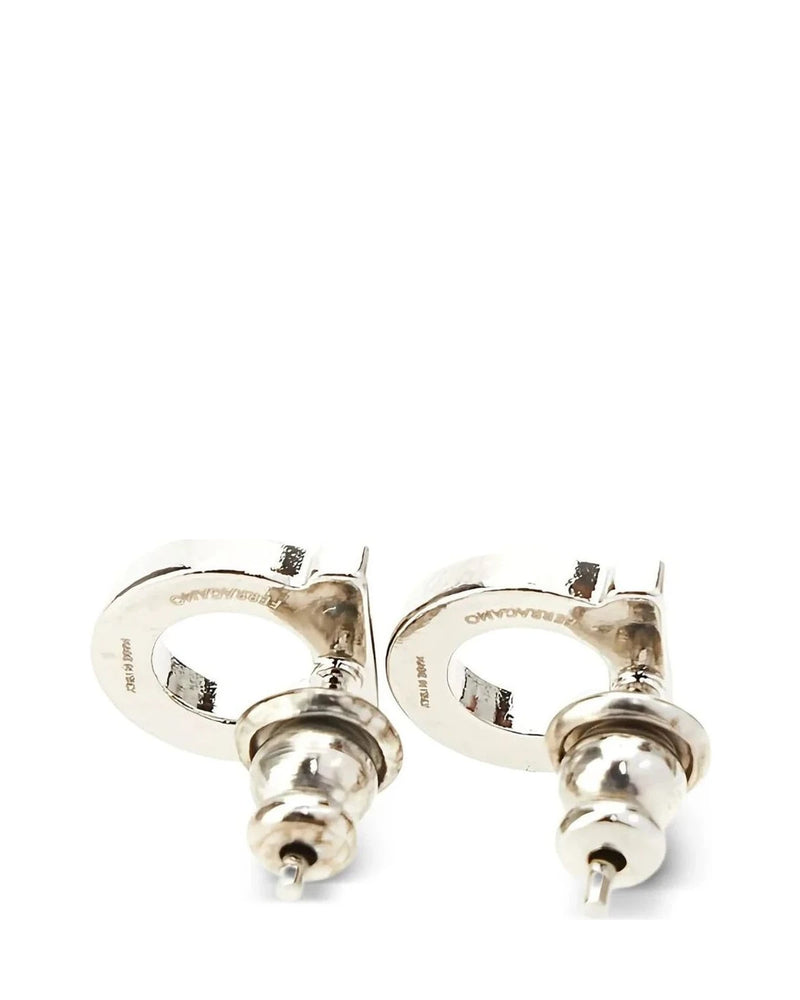 Ferragamo Earring in silver, Brass — view 2
