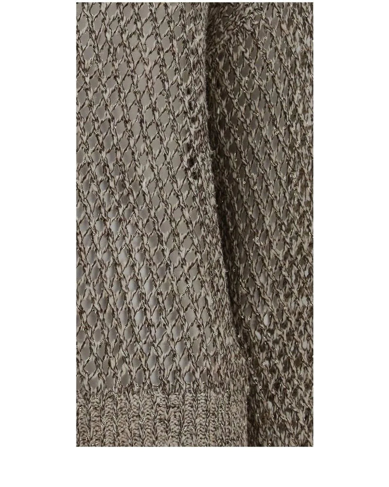 Brunello Cucinelli Sweater in beige, Silk — view 3